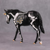 Candycorn Fiend OOAK Deco Skeleton Candy Corn Pebble Mule Unicorn By Jess Hamill MM24 Online Drawing