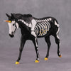 Candycorn Fiend OOAK Deco Skeleton Candy Corn Pebble Mule Unicorn By Jess Hamill MM24 Online Drawing