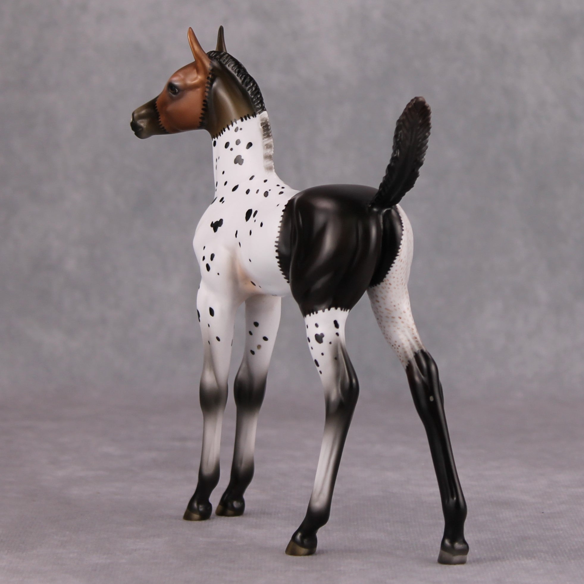 Sweet Little Doll OOAK Deco Patchwork Arab Foal By Ashley Palmer MM24 Online Drawing