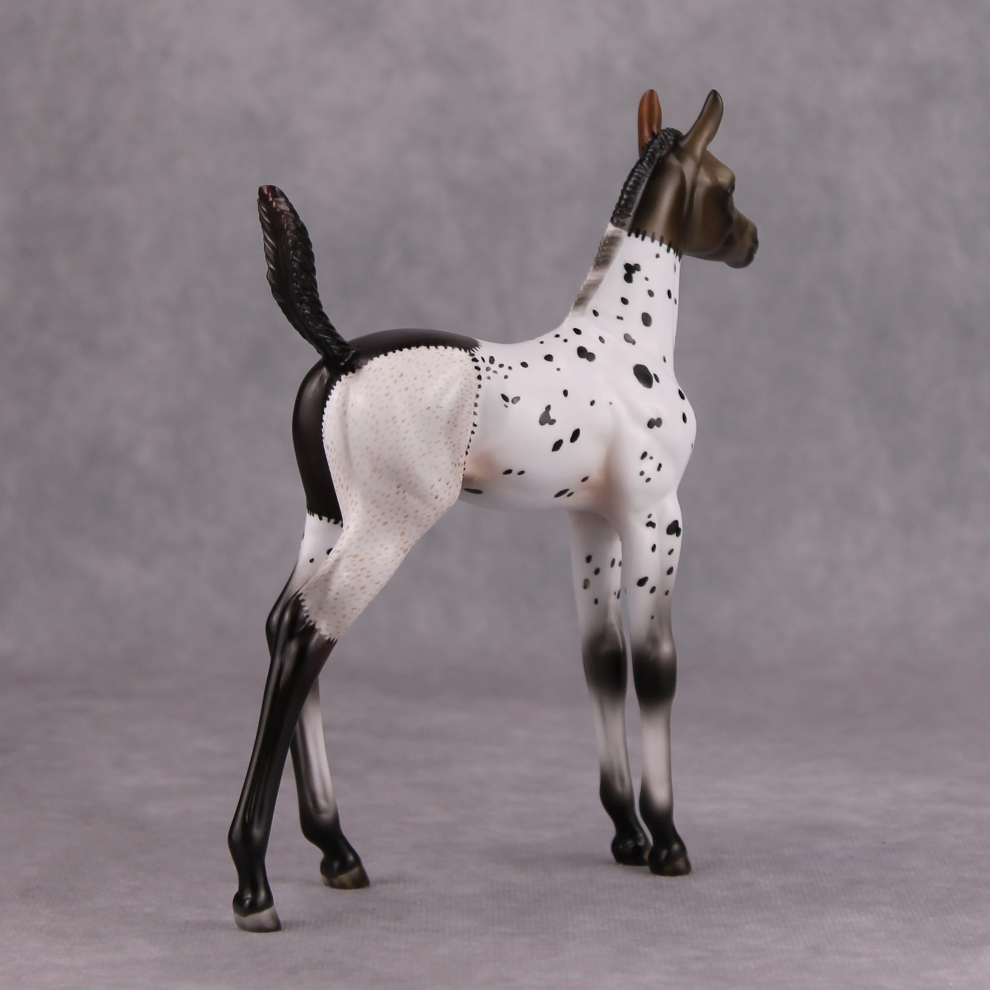 Sweet Little Doll OOAK Deco Patchwork Arab Foal By Ashley Palmer MM24 Online Drawing