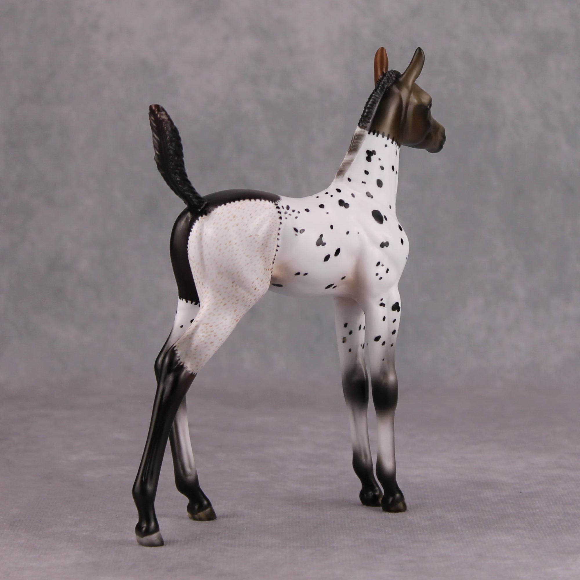 Sweet Little Doll OOAK Deco Patchwork Arab Foal By Ashley Palmer MM24 Online Drawing