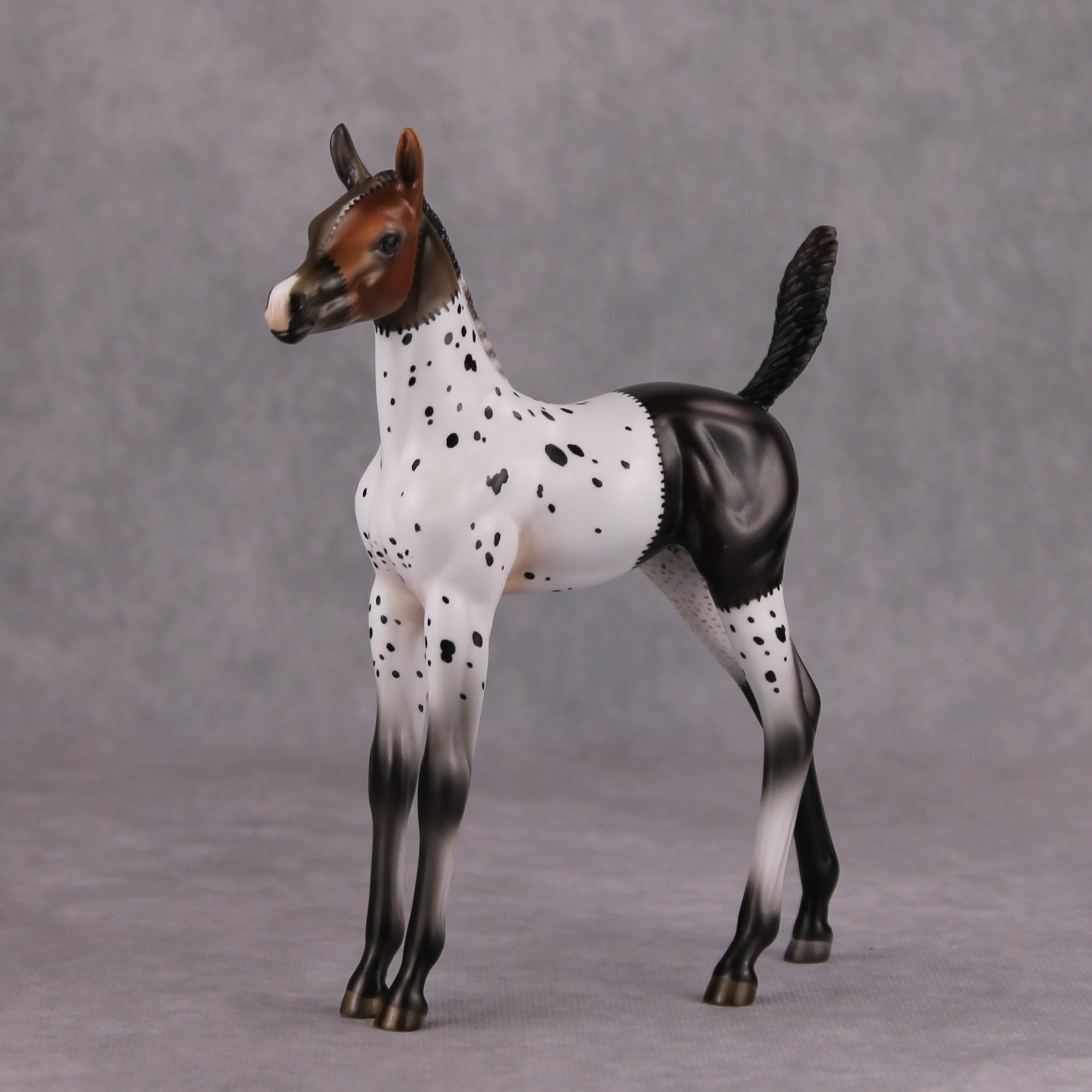 Sweet Little Doll OOAK Deco Patchwork Arab Foal By Ashley Palmer MM24 Online Drawing
