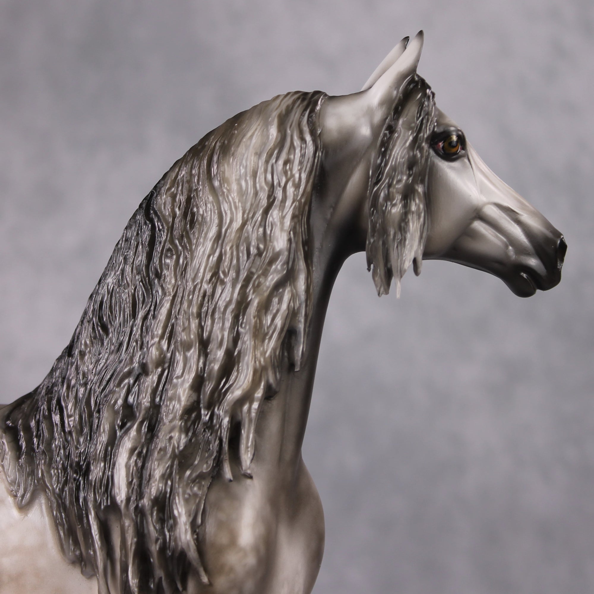 Stone Horses OOAK FCM "Resplendent" - Dapple Grey Morgan by Sheryl Leisure &amp; Mona Best Offer 2/04/2025