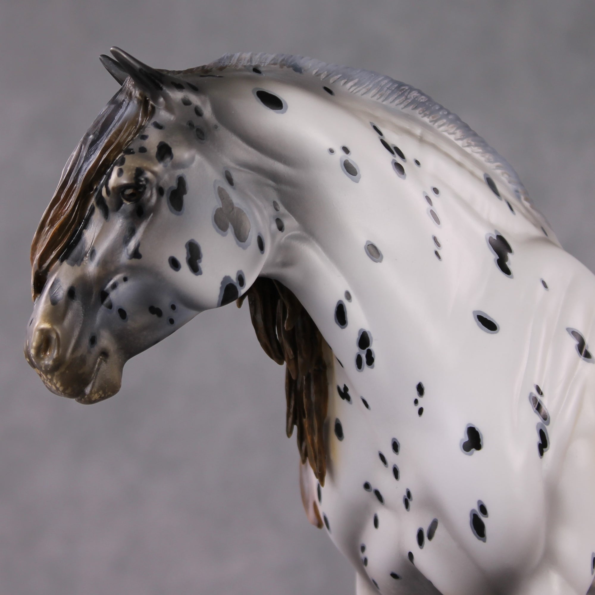Stone Horses OOAK FCM "Letters to Li Hua" - Leopard Appaloosa Bunny by Kristen Cermele &amp; Mona Best Offer 2/04/2025