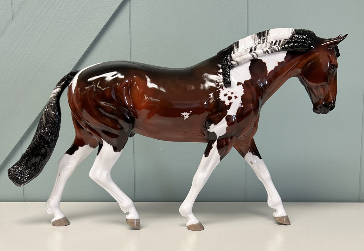 Bailey's Beads OOAK Glossy Bay Tobiano Irish Draught By Maggie Jenner-Bennett  - SAMPLE & OOAK SALE APRIL 2024 SS424