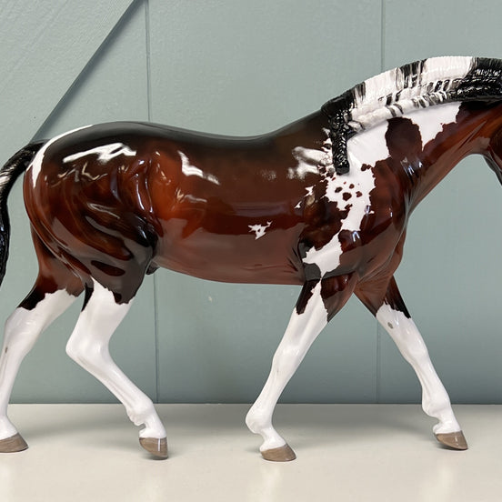 Bailey's Beads OOAK Glossy Bay Tobiano Irish Draught By Maggie Jenner-Bennett  - SAMPLE & OOAK SALE APRIL 2024 SS424