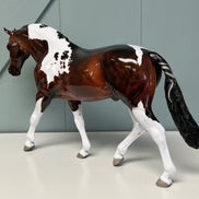 Bailey's Beads OOAK Glossy Bay Tobiano Irish Draught By Maggie Jenner-Bennett  - SAMPLE & OOAK SALE APRIL 2024 SS424