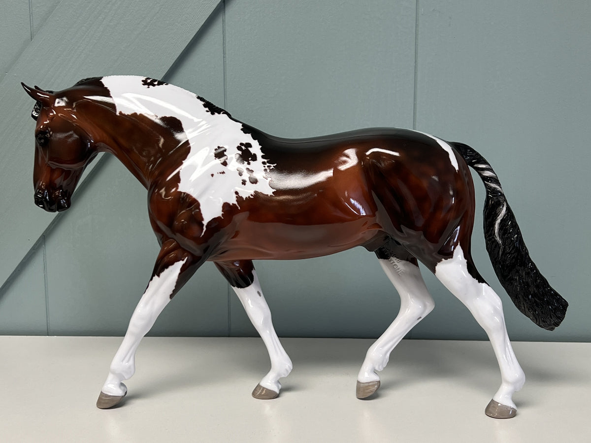 Bailey's Beads OOAK Glossy Bay Tobiano Irish Draught By Maggie Jenner-Bennett  - SAMPLE & OOAK SALE APRIL 2024 SS424