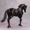 Edgar Allan LE-30 Deco Black and Red Thoroughbred Painted By Ellen Robbins CL24 Pre Order