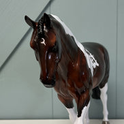 Bailey's Beads OOAK Glossy Bay Tobiano Irish Draught By Maggie Jenner-Bennett  - SAMPLE & OOAK SALE APRIL 2024 SS424