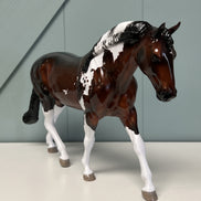 Bailey's Beads OOAK Glossy Bay Tobiano Irish Draught By Maggie Jenner-Bennett  - SAMPLE & OOAK SALE APRIL 2024 SS424