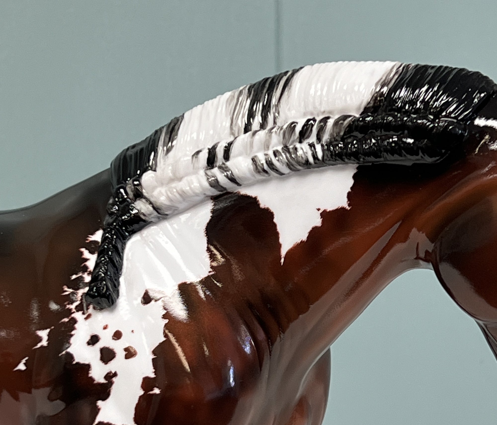 Bailey&#39;s Beads OOAK Glossy Bay Tobiano Irish Draught By Maggie Jenner-Bennett  - SAMPLE &amp; OOAK SALE APRIL 2024 SS424