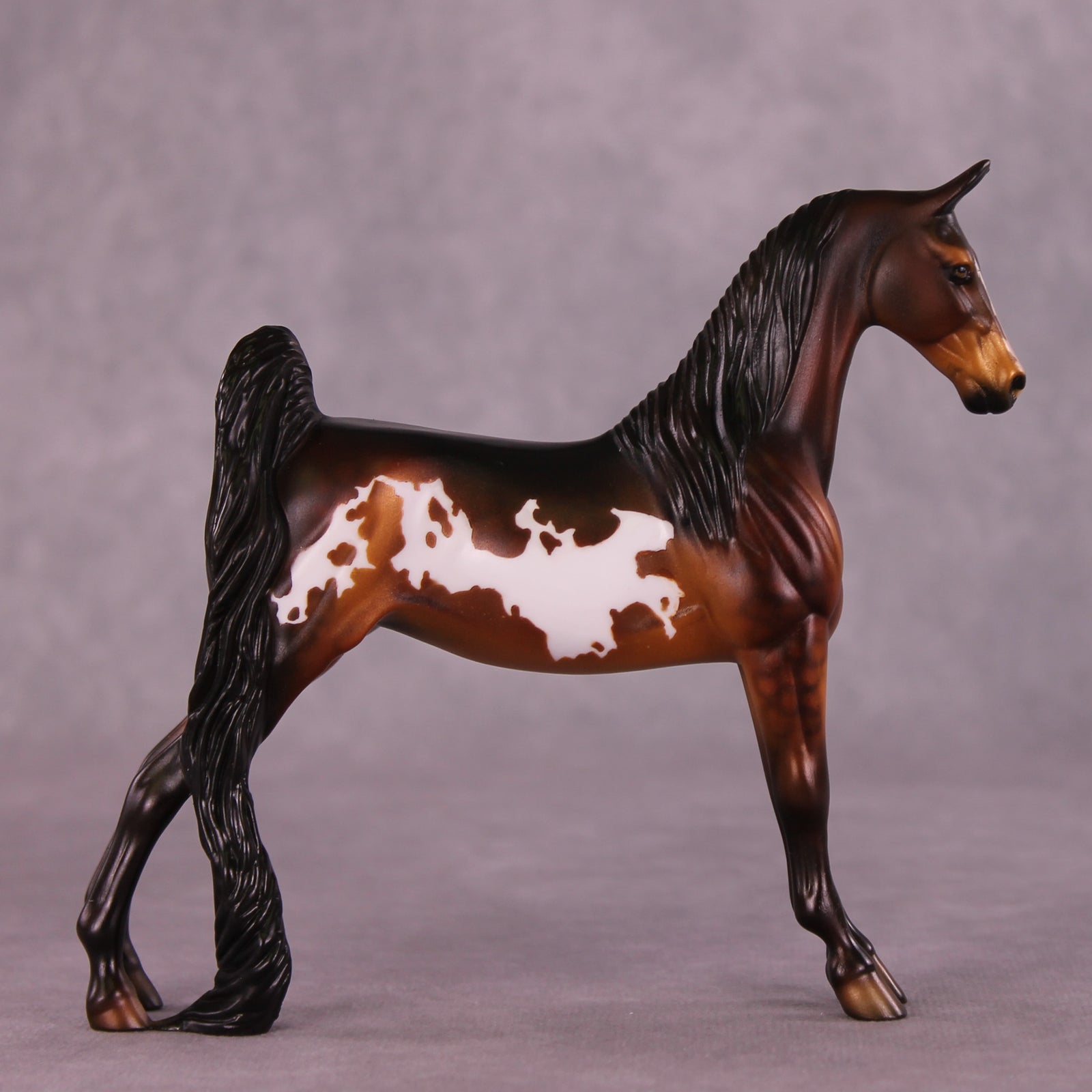 Hedda OOAK Pebble Saddlebred by Dawn Quick LHS25