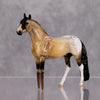 Peg Leg Pete OOAK Buckskin Appaloosa with Peg Legs Andalusian Chip By Dawn Quick MM24 MHP Auction Piece