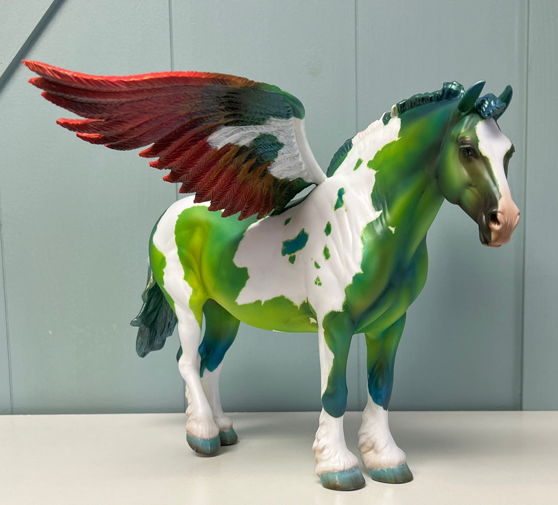 Alchemy OOAK Deco Heavy Draft Pegasus By Kristen Cermele -  SAMPLE & OOAK SALE APRIL 2024 SS424
