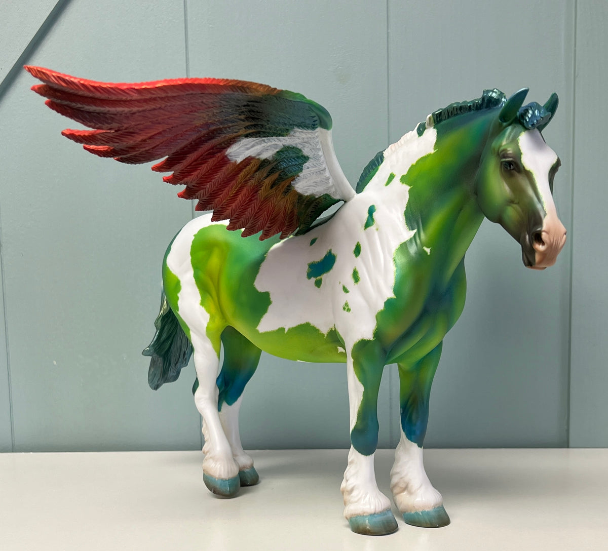 Alchemy OOAK Deco Heavy Draft Pegasus By Kristen Cermele -  SAMPLE & OOAK SALE APRIL 2024 SS424