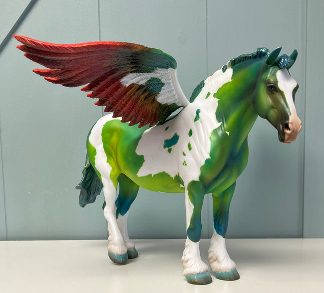 Alchemy OOAK Deco Heavy Draft Pegasus By Kristen Cermele -  SAMPLE & OOAK SALE APRIL 2024 SS424