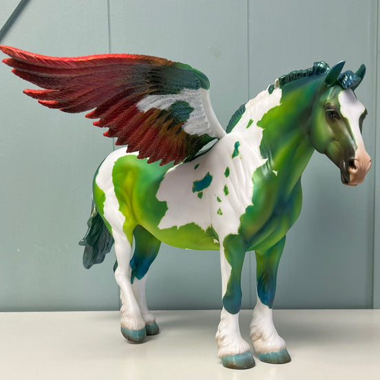 Alchemy OOAK Deco Heavy Draft Pegasus By Kristen Cermele -  SAMPLE & OOAK SALE APRIL 2024 SS424
