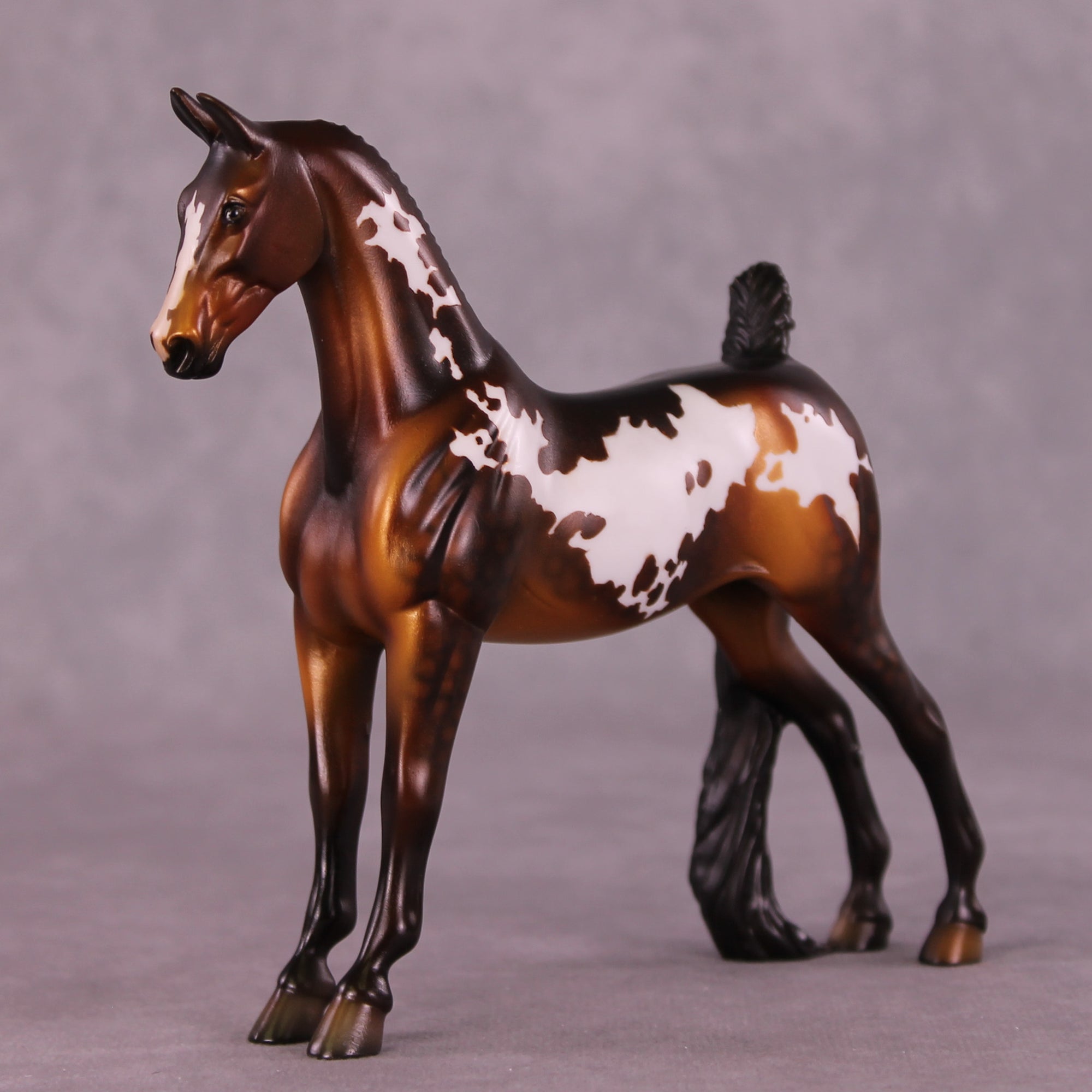 Hedda OOAK Pebble Saddlebred by Dawn Quick LHS25