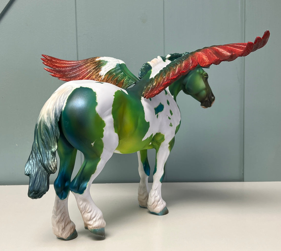 Alchemy OOAK Deco Heavy Draft Pegasus By Kristen Cermele -  SAMPLE & OOAK SALE APRIL 2024 SS424