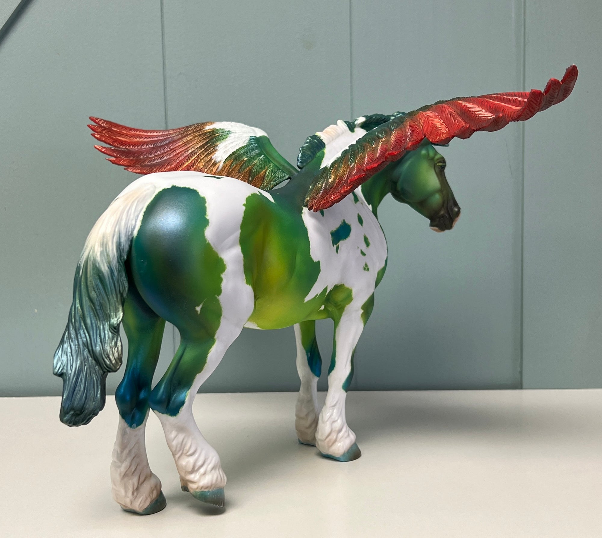 Alchemy OOAK Deco Heavy Draft Pegasus By Kristen Cermele -  SAMPLE &amp; OOAK SALE APRIL 2024 SS424