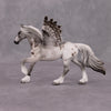 &quot;Strix&quot; Secret Surprise Chip Drop: Superb Owl Sunday OOAK Deco Custom Friesian Chip By Jess Hamill