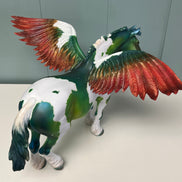 Alchemy OOAK Deco Heavy Draft Pegasus By Kristen Cermele -  SAMPLE & OOAK SALE APRIL 2024 SS424