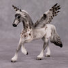 &quot;Strix&quot; Secret Surprise Chip Drop: Superb Owl Sunday OOAK Deco Custom Friesian Chip By Jess Hamill