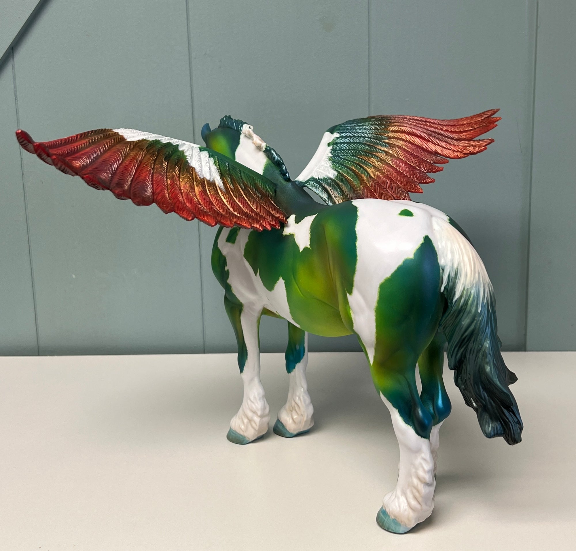 Alchemy OOAK Deco Heavy Draft Pegasus By Kristen Cermele -  SAMPLE &amp; OOAK SALE APRIL 2024 SS424