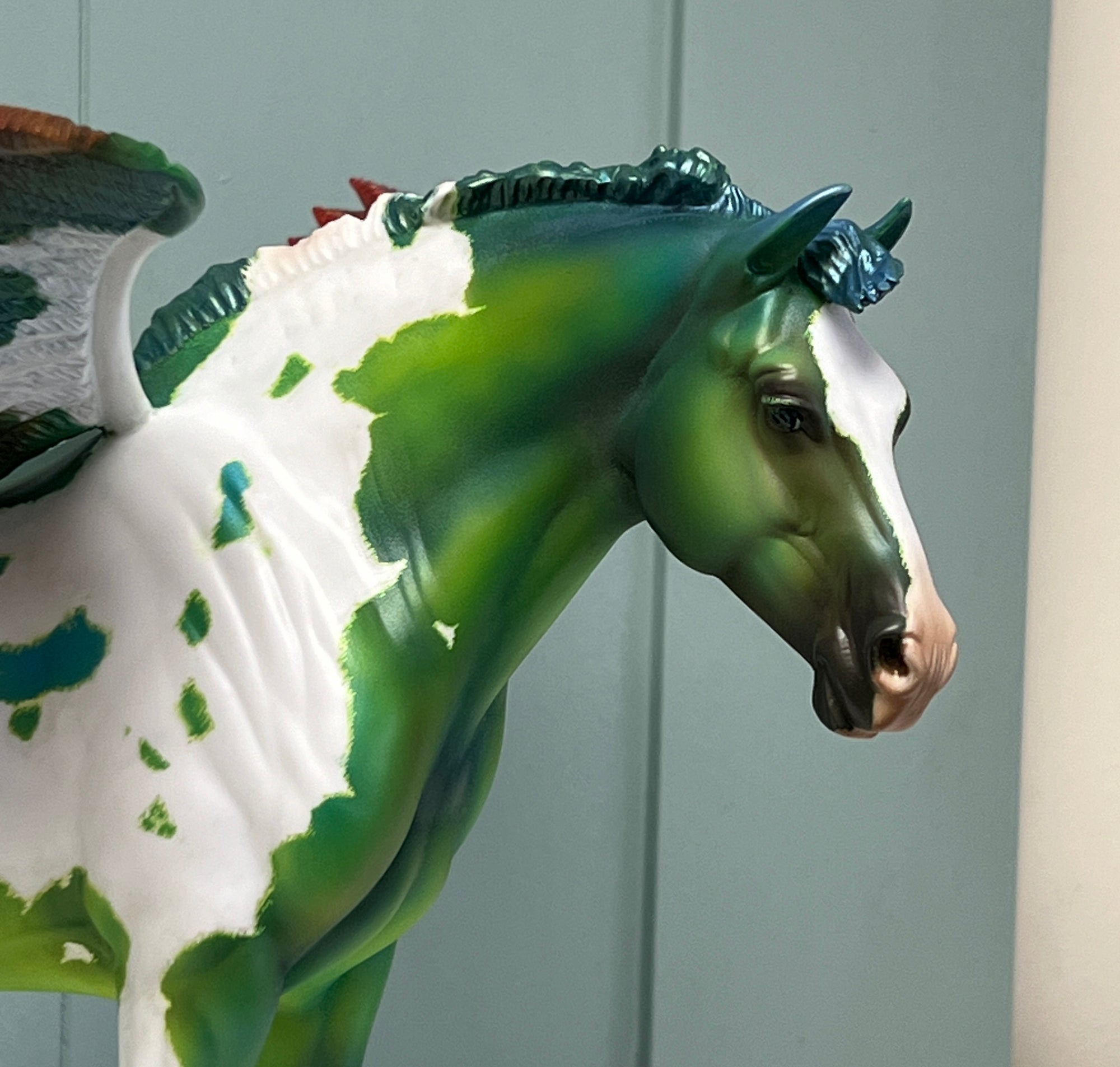 Alchemy OOAK Deco Heavy Draft Pegasus By Kristen Cermele -  SAMPLE &amp; OOAK SALE APRIL 2024 SS424