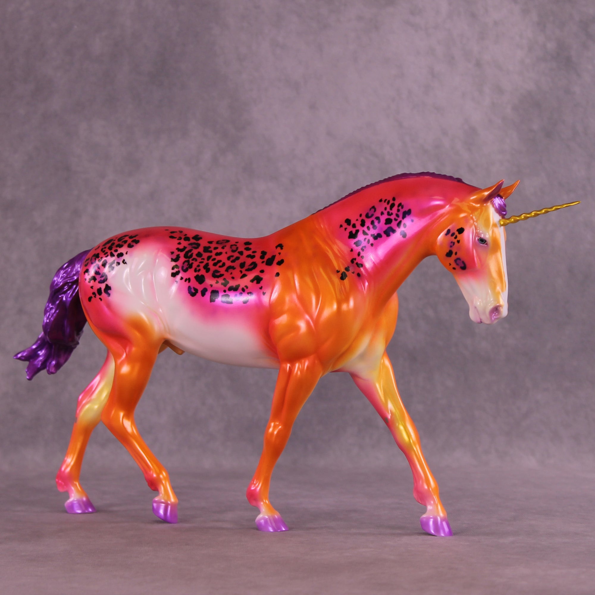 Mega Ultraviolet OOAK FCM Irish Draught by Erin Corbett MM25