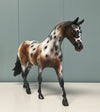 So Long London OOAK Bay Leopard Appaloosa Braided Pony  By Kristen Cermele -  SAMPLE &amp; OOAK SALE APRIL 2024 SS424