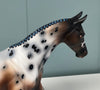 So Long London OOAK Bay Leopard Appaloosa Braided Pony  By Kristen Cermele -  SAMPLE &amp; OOAK SALE APRIL 2024 SS424