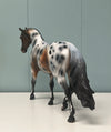 So Long London OOAK Bay Leopard Appaloosa Braided Pony  By Kristen Cermele -  SAMPLE &amp; OOAK SALE APRIL 2024 SS424