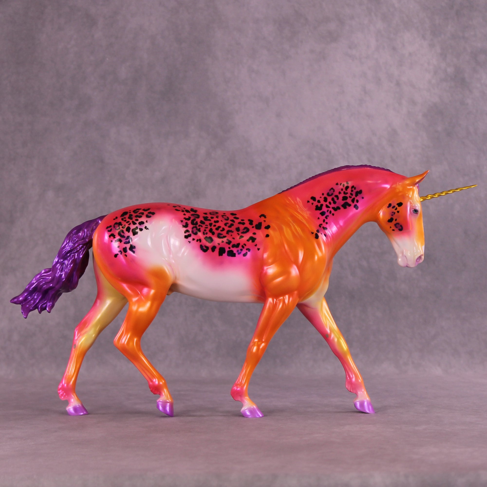 Mega Ultraviolet OOAK FCM Irish Draught by Erin Corbett MM25