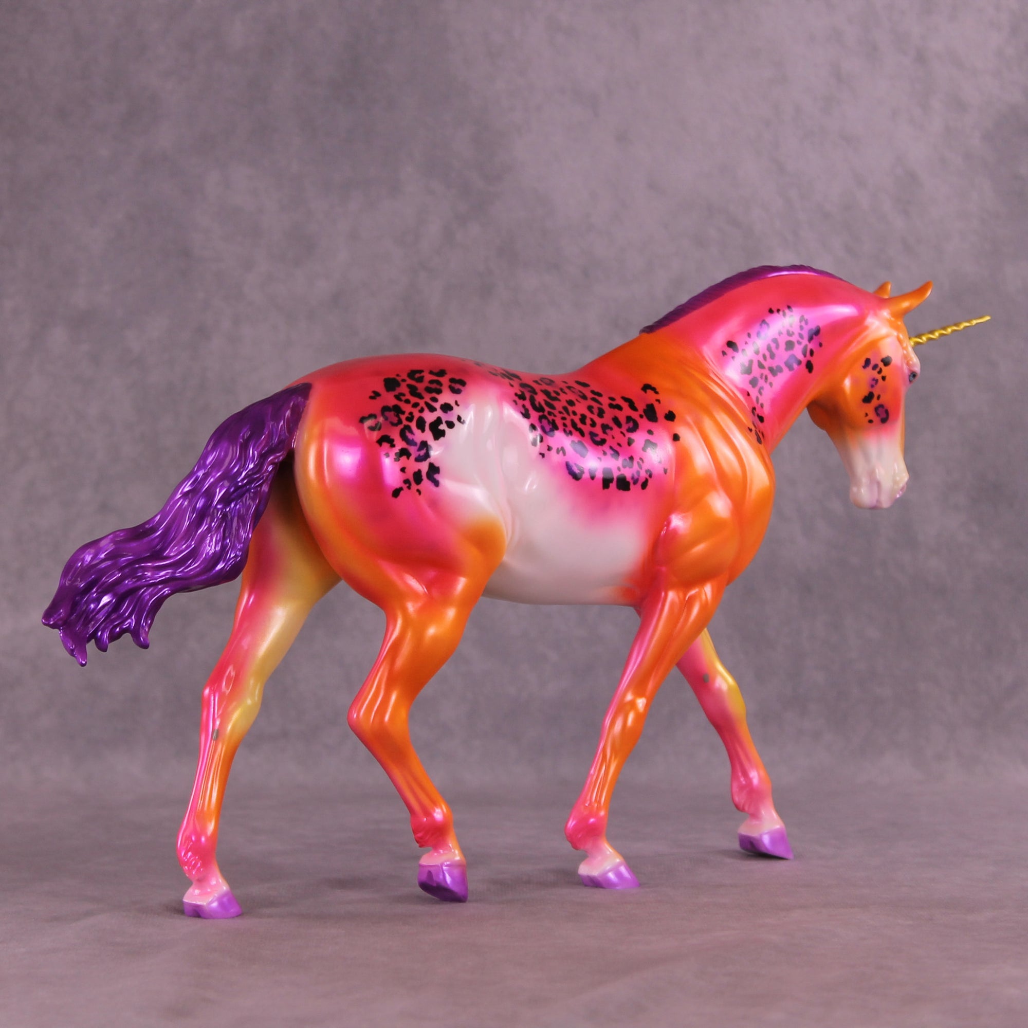 Mega Ultraviolet OOAK FCM Irish Draught by Erin Corbett MM25