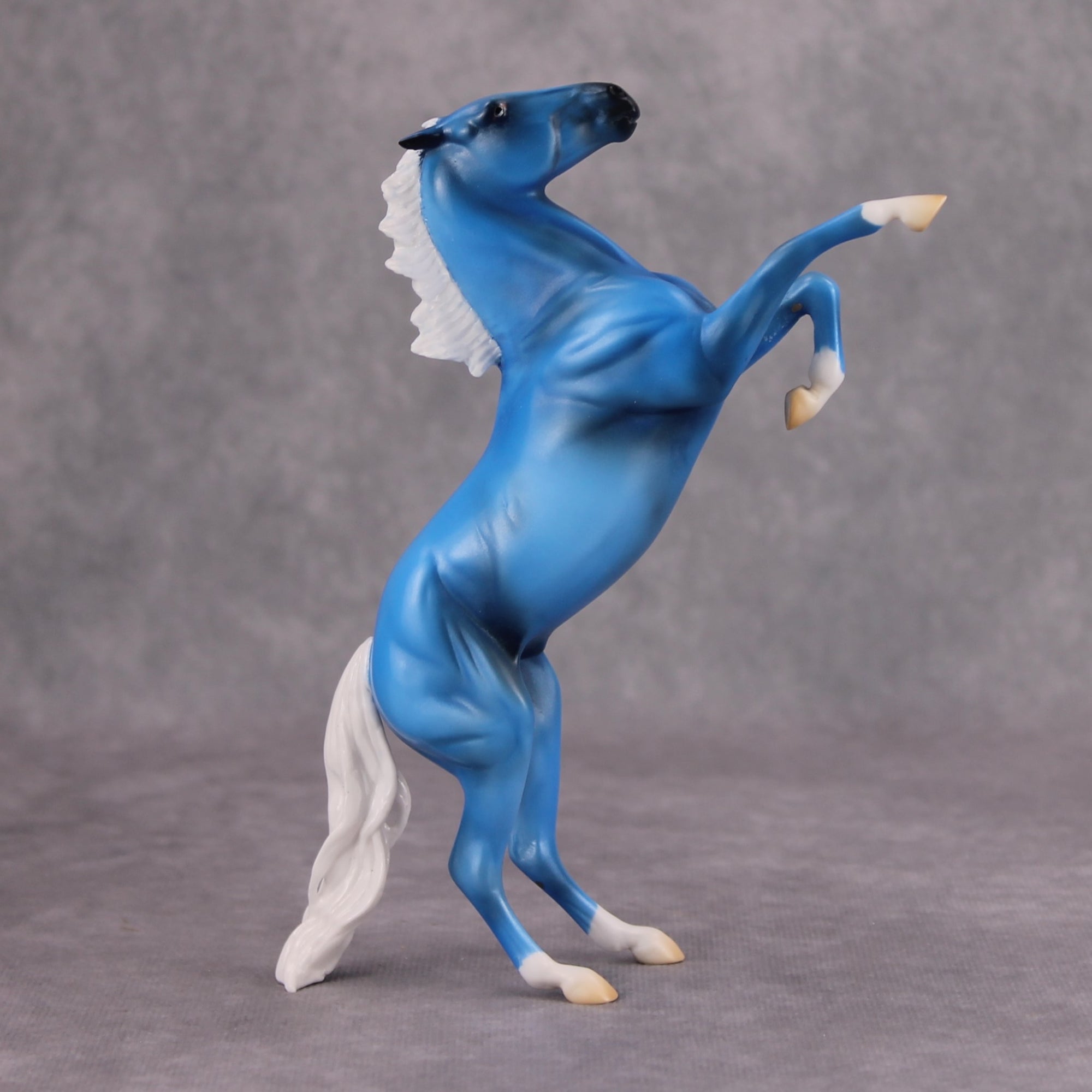 Cobalt OOAK Blue Deco Rearing Pebble By Jamie Adamson MM24