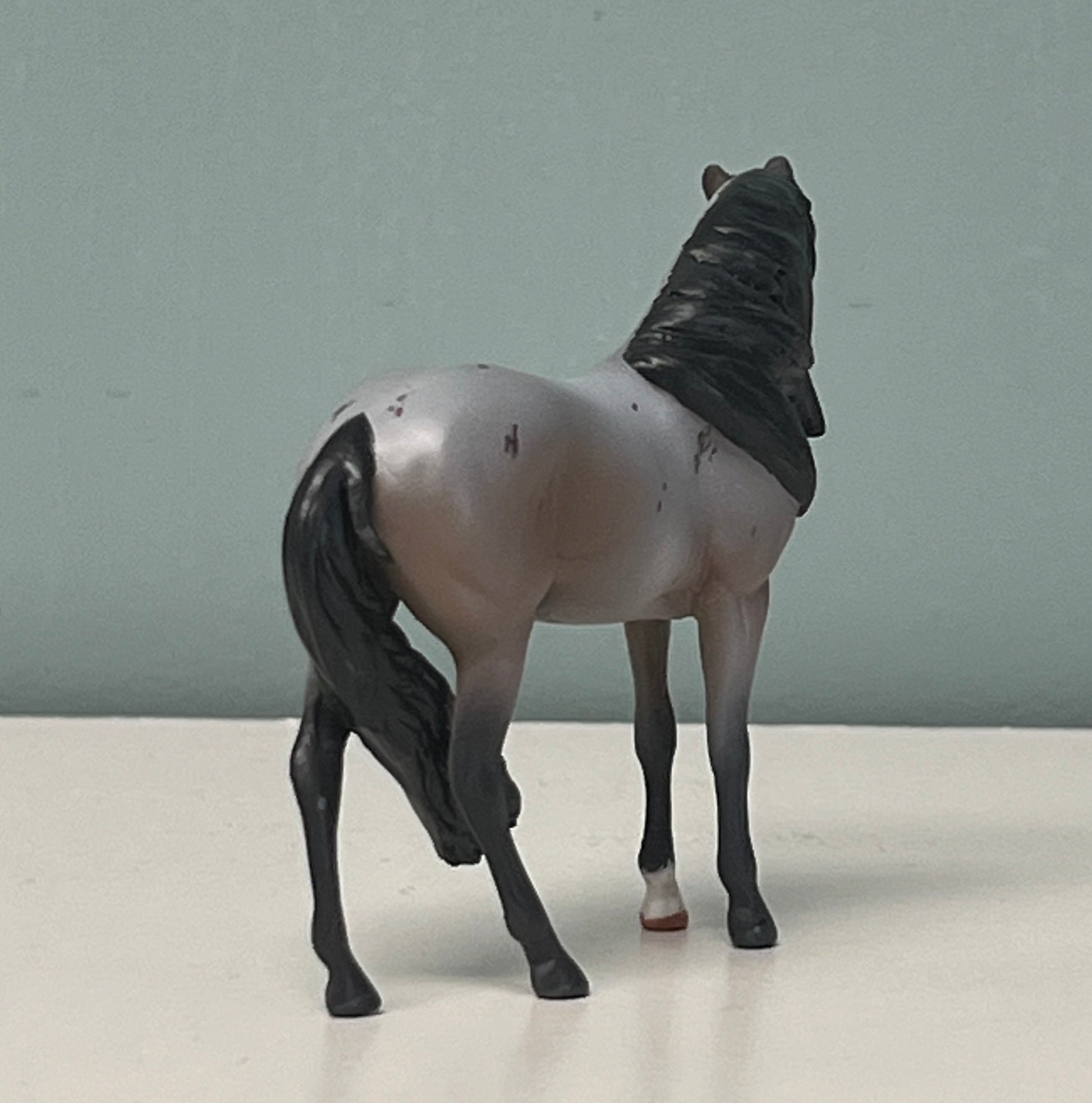 Party Favor OOAK Customized Blue Roan Andalusian Chip By Kristen Cermele -  SAMPLE &amp; OOAK SALE APRIL 2024 SS424