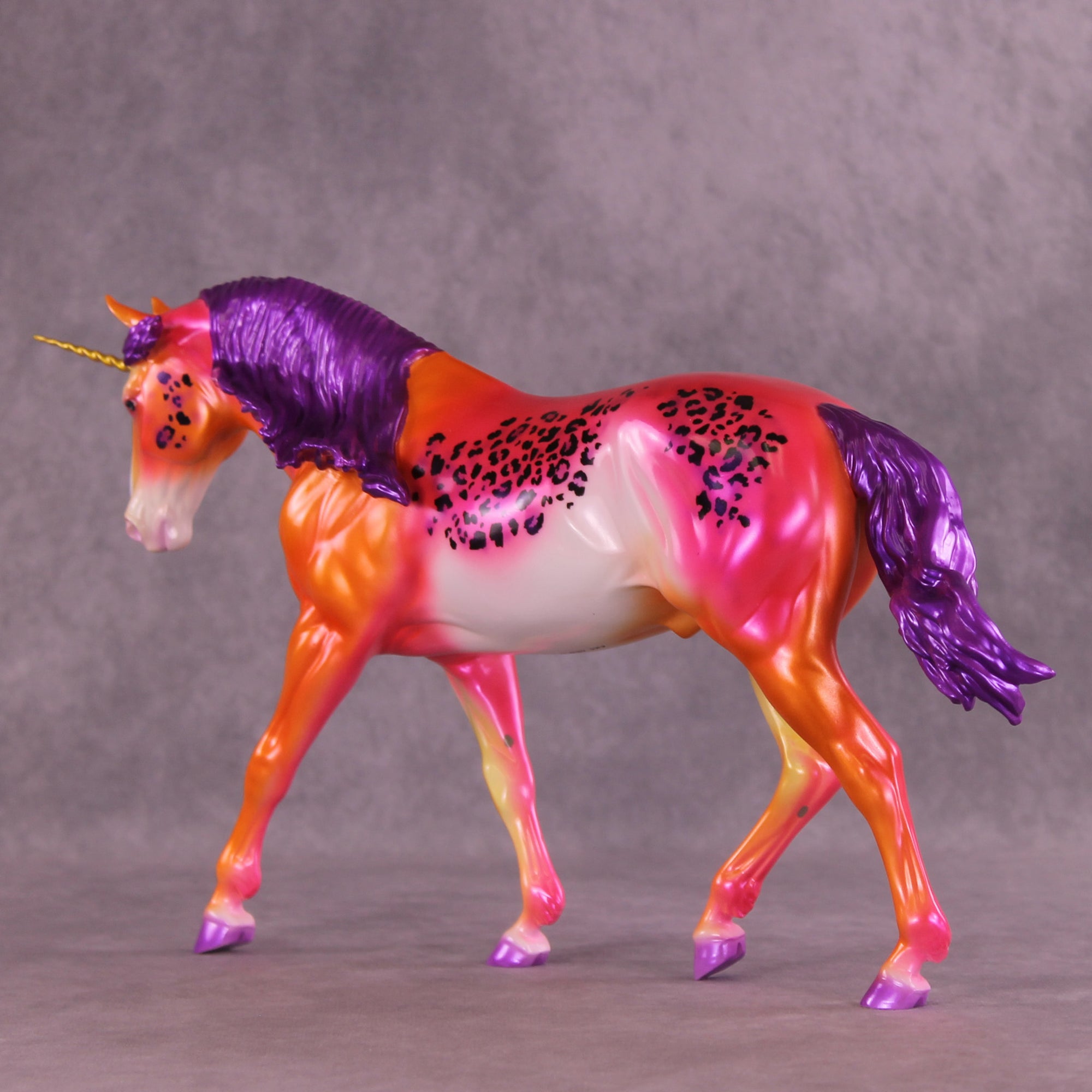 Mega Ultraviolet OOAK FCM Irish Draught by Erin Corbett MM25