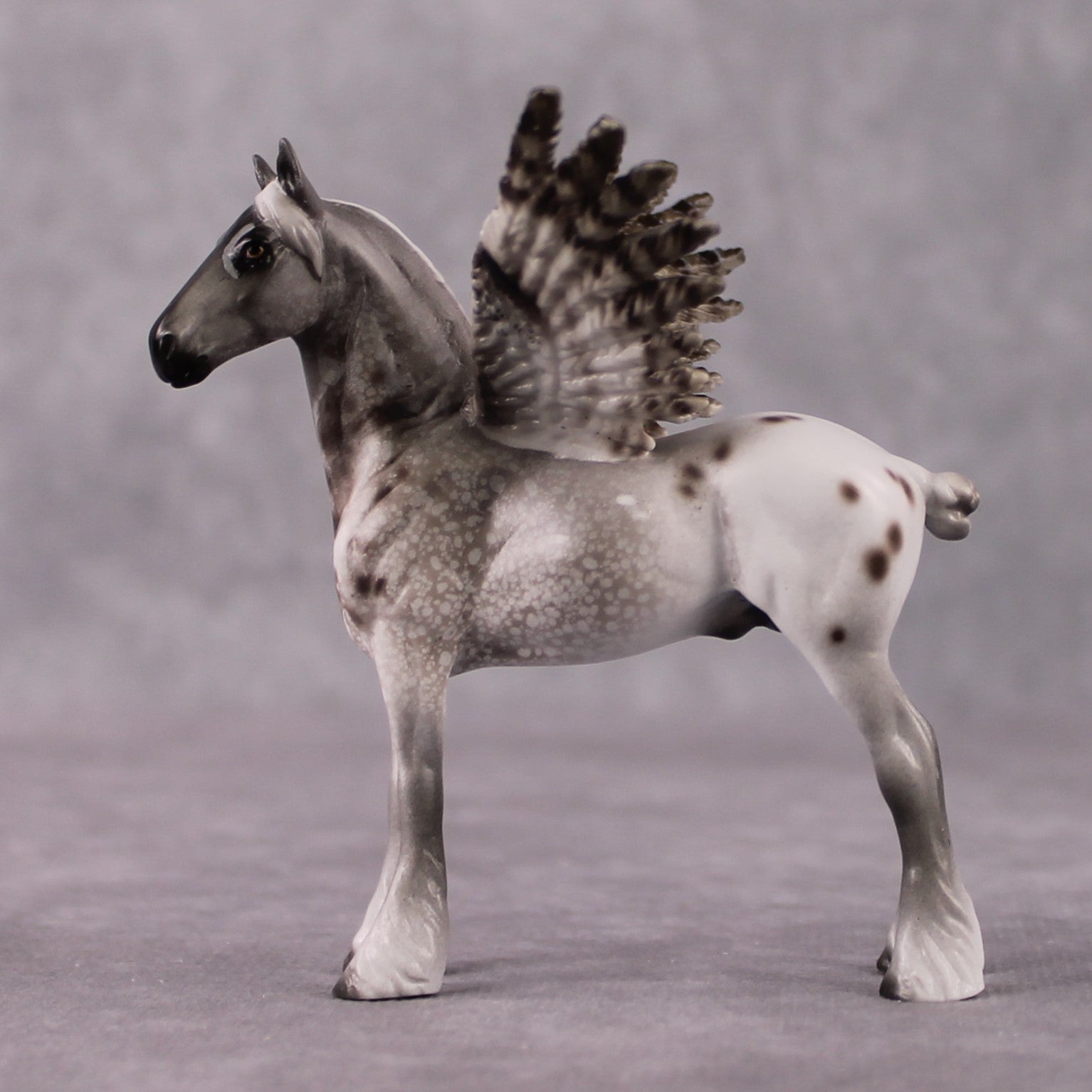 "Spectral" Secret Surprise Chip Drop: Superb Owl Sunday OOAK Deco Custom Draft Chip By Jess Hamill