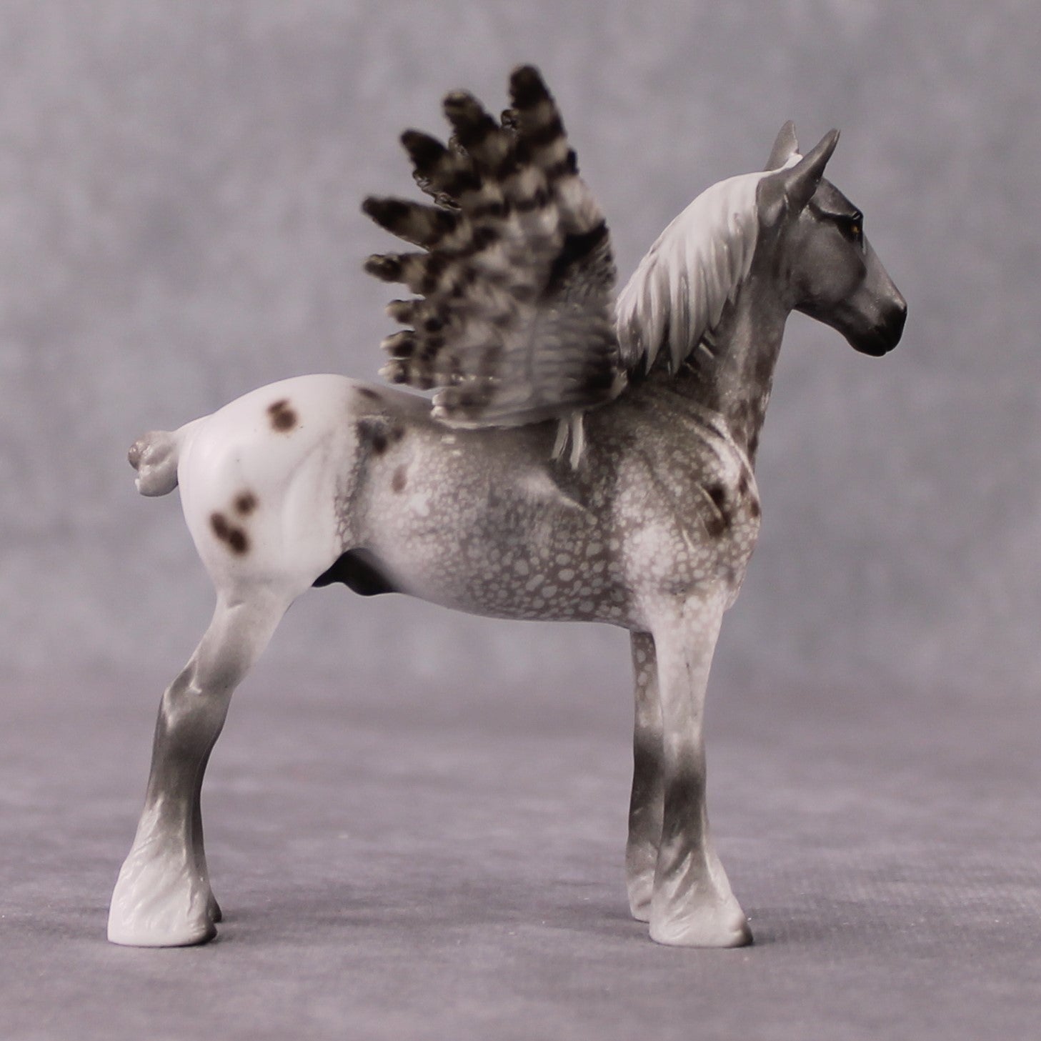 "Spectral" Secret Surprise Chip Drop: Superb Owl Sunday OOAK Deco Custom Draft Chip By Jess Hamill