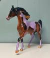 The Bolter OOAK Purple Gold and Bay Arab Mare By Kristen Cermele -  SAMPLE &amp; OOAK SALE APRIL 2024 SS424