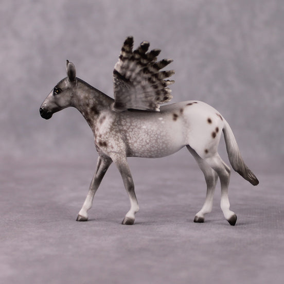 "Taiga" Secret Surprise Chip Drop: Superb Owl Sunday OOAK Deco Custom Mule Chip By Jess Hamill