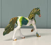 Florida OOAK Deco Green Friesian Chip By Kristen Cermele -  SAMPLE &amp; OOAK SALE APRIL 2024 SS424