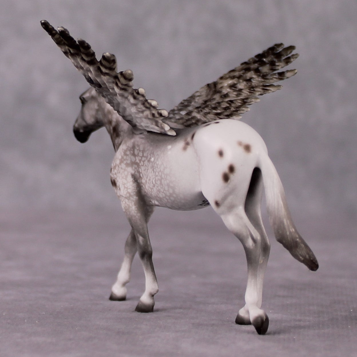 "Taiga" Secret Surprise Chip Drop: Superb Owl Sunday OOAK Deco Custom Mule Chip By Jess Hamill