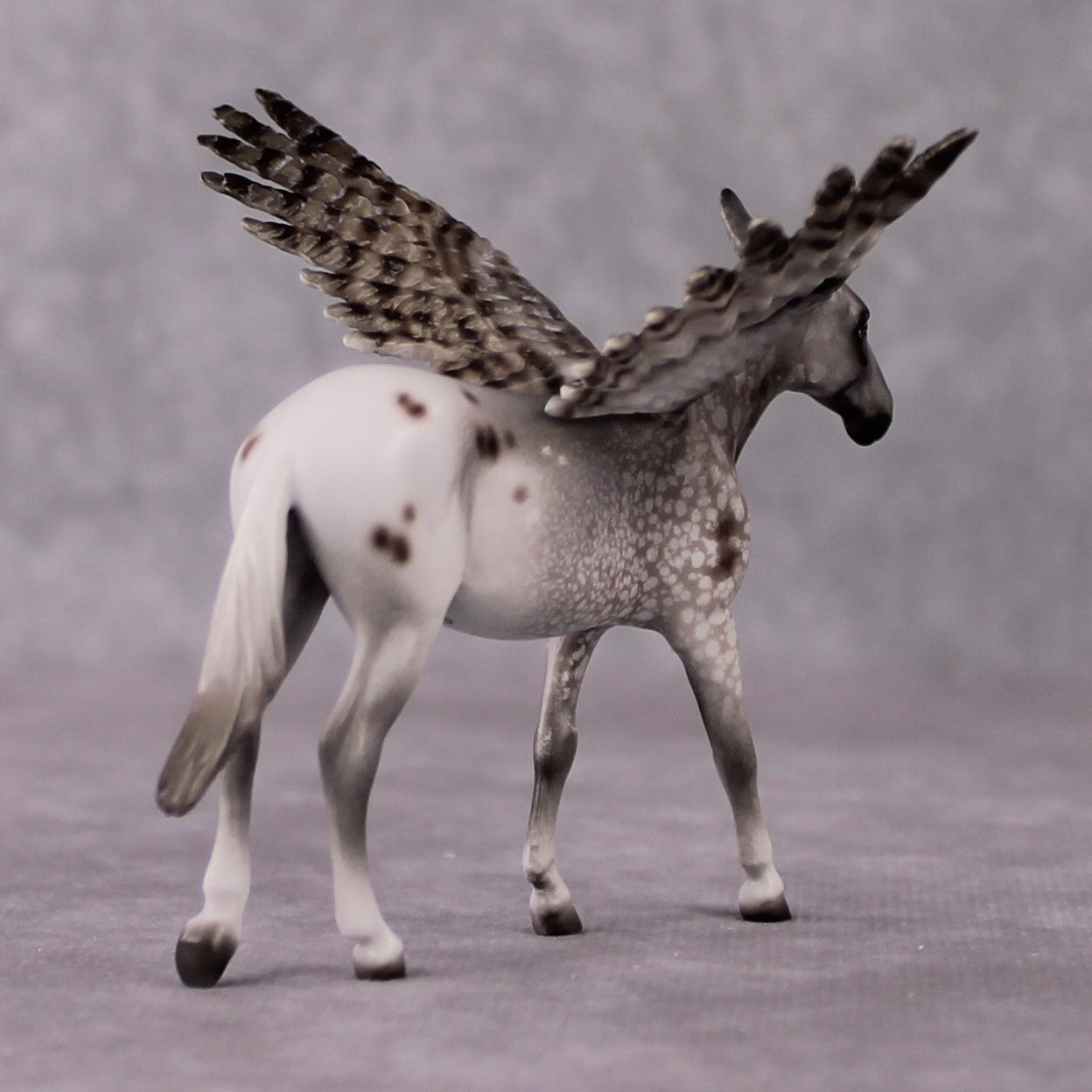 "Taiga" Secret Surprise Chip Drop: Superb Owl Sunday OOAK Deco Custom Mule Chip By Jess Hamill