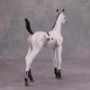 PREVIEW LISTING ONLY Selene OOAK Pearl Black Pinto Arab Foal By Jamie Adamson MM24