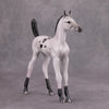 PREVIEW LISTING ONLY Selene OOAK Pearl Black Pinto Arab Foal By Jamie Adamson MM24