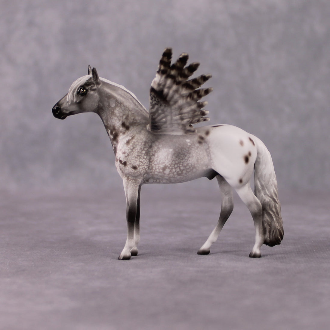"Nebulosa" Secret Surprise Chip Drop: Superb Owl Sunday OOAK Deco Custom Andalusian Chip By Jess Hamill
