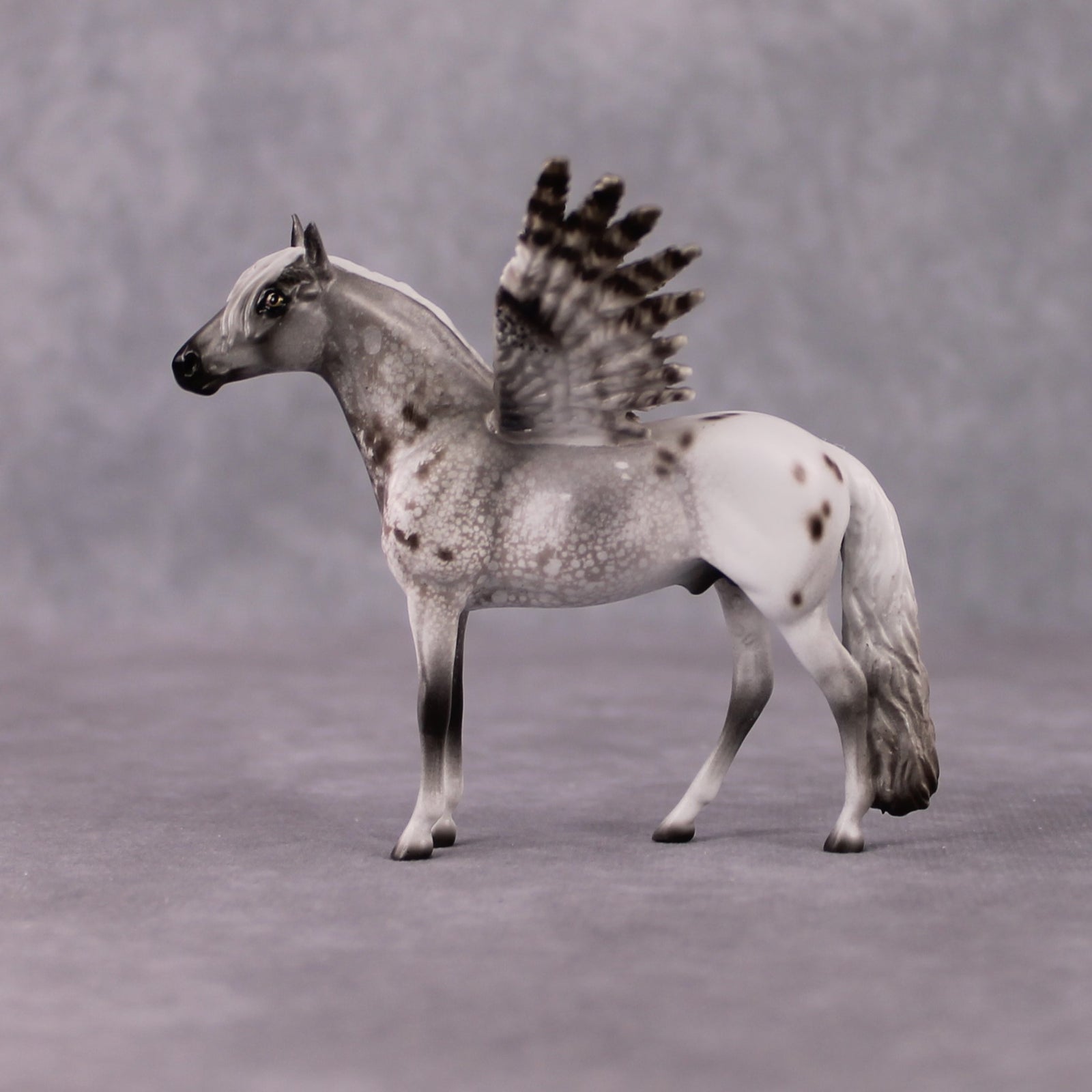 "Nebulosa" Secret Surprise Chip Drop: Superb Owl Sunday OOAK Deco Custom Andalusian Chip By Jess Hamill